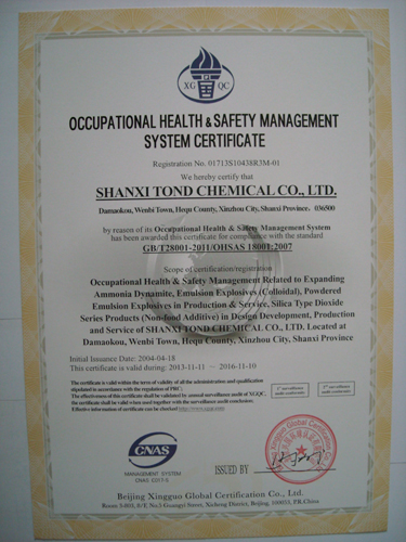 Occupation health and safety m
